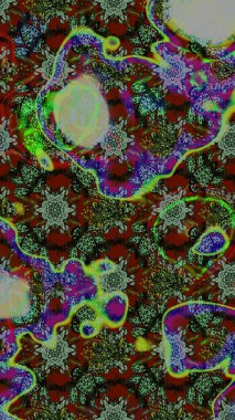 Yumuşak, bahar çiçekli arka plan. Yeşil ve gri renkli çiçekler. Raster çiçek desenli ve çiçekli..