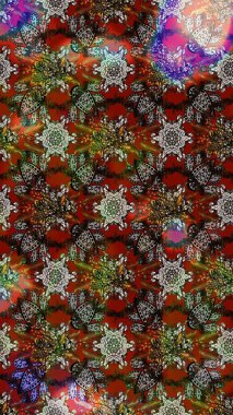 Nazik, yaz çiçekleri kahverengi ve gri renklerde. Raster illüstrasyonu. Raster çiçek desenli ve çiçekli..