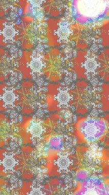 Kumaş, duvar kağıdı ve kağıt üzerine baskı yapmak için gelişen arka plan. Moda arka planında parlak buketler. Raster illüstrasyonu. Eski usul küçük çiçekli şirin bir eskiz deseni..