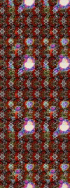 Raster illüstrasyonu. Yumuşak, bahar çiçekleri kahverengi ve gri renklerde. Yaprak ve çiçeklerin suluboya resimleri, kahverengi ve gri renkler üzerine çizimler..