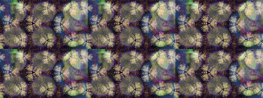 Güzel kumaş deseni. Raster illüstrasyonu. Gri ve kahverengi renklerde. Raster illüstrasyonunda kusursuz çiçek deseni.