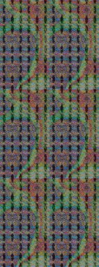 Renkli grunge, soyut arkaplanı kolonya ve yeşil çiçeklerle süslüyor. Parmak izi, kumaş, duvar kâğıdı, tekstil için raster dokusu. Nakış desenli çiçek deseni..