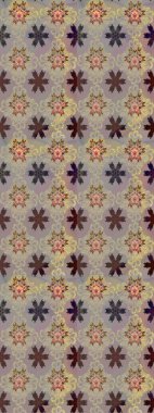 Gri ve bej renkli çiçekler. Güzel çiçek deseni. Renkli Bahar Teması eskiz kalıbı. Düz Çiçek Elementleri Tasarımı.