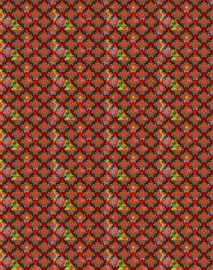 Çiçeksel fantezi tasarımı ve parlak bir arka plan çizimi. Düz Çiçek Elementleri Tasarımı. Renkli Bahar Teması çizim şablonu.