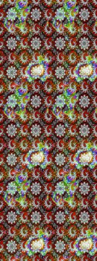 Gri ve kahverengi renkli çiçekler. Çiçekli çizim şekli. Renkli Bahar Teması eskiz kalıbı. Düz Çiçek Elementleri Tasarımı.