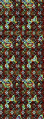 Düz Çiçek Elementleri Tasarımı. Renkli Bahar Teması eskiz kalıbı. Raster illüstrasyonundaki çiçek desenli çizim. Kahverengi ve gri renkte çiçekler.