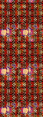 Sevimli küçük çiçek desenle. Raster resim. Çiçek desenli çiçek ve yaprakları ile.