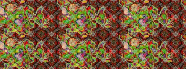 Çiçekli bahar çiçekleri. Küçük renkli çiçekler. Motley illüstrasyonu. Küçük çiçekte güzel bir desen. Moda baskıları için zarif bir şablon.