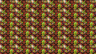 Raster Hip kumaş deseni. Eskiz Vintage Çiçek Deseni.