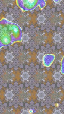 Gri ve bej renkli çiçekler. Çiçekli karalama şeklinde Raster çiçek deseni. Nazik, sevimli çiçek arkaplanı..