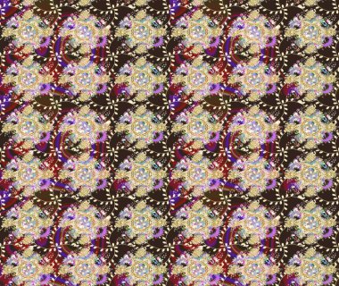 Küçük çiçekli basit bir çiçek çizimi. Bej renkli şirin çiçekler. Moda baskısı, albüm, ambalaj kağıdı ve duvar kağıdı için zarif dekoratif süslemeler. Raster illüstrasyonu.