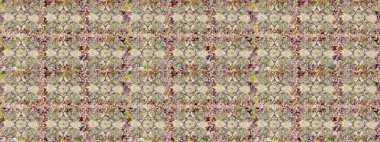 Kumaş, duvar kağıdı ve kağıt üzerine baskı yapmak için gelişen arka plan. Raster illüstrasyonu. Moda arka planında parlak buketler. Eski usul küçük çiçekli şirin bir eskiz deseni..