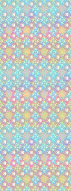 Sevimli çiçek raster deseni. Renkli Yaz Temalı eskiz kalıbı. Düz Çiçek Elementleri Tasarımı. Tarafsız ve mavi renkte çiçekler.