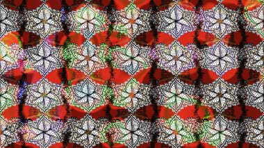 Raster illüstrasyonundaki çiçek desenli çizim. Gri ve nötr renkte çiçekler.