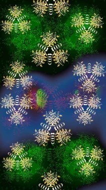 Raster desen. Suluboya efekti. Organik öğeleri. Botanik seamless modeli.