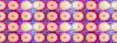 Tarafsız ve pembe renklerde Asya tekstili. Kusursuz çiçek deseni. Raster illüstrasyonu.