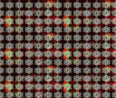 Düz Çiçek Elementleri Tasarımı. Siyah renkli çiçekler. Renkli Bahar Teması eskiz kalıbı. Sevimli çiçek raster deseni.