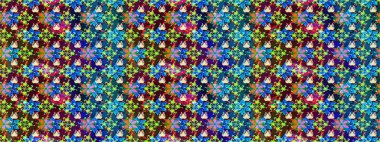 Organik elementler. Botanik çizim kalıbı. Suluboya etkisi. Raster deseni.