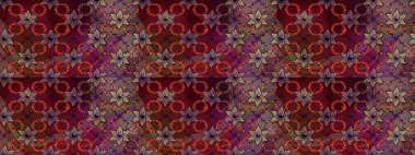 Düğün davetiyeleri için çiçek deseni, tebrik kartları, hatıra defteri, baskı, hediye paketi, imalat. Kahverengi, kırmızı çiçekli, suluboya, tasarım elementleri olan zarif, pürüzsüz bir desen. Düzenlenebilir.