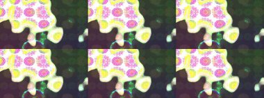 Çiçekli yaz çiçekleri. Kusursuz. Küçük çiçekte güzel bir desen. Motley illüstrasyonu. Moda baskıları için zarif bir şablon. Küçük renkli çiçekler..