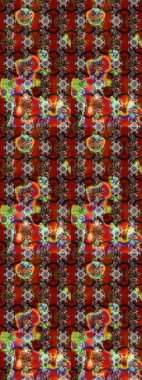 Renkli Bahar Teması eskiz kalıbı. Düz Çiçek Elementleri Tasarımı. Parlak arkaplan eskiz desenli çiçekli fantezi tasarımı.