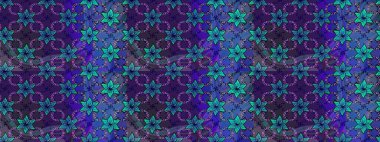 Paket kağıdı için en iyisi. Doğal kozmetik ürünleri, parfüm, çiçekçi dükkanı için bahar ihalesi tasarımı. Menekşe ve mavi lale çiçekli, pürüzsüz bir desen. Karşılama ya da düğün geçmişi olarak kullanılabilir.