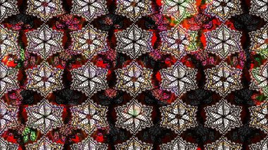 Küçük çiçekli basit bir çiçek çizimi. Raster illüstrasyonu. Siyah ve kahverengi renkli şirin çiçekler. Moda baskısı, albüm, ambalaj kağıdı, duvar kağıdı için zarif dekoratif süslemeler..