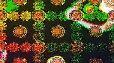 Elle çizilmiş Raster resim. Parlak unsurları. Sorunsuz çiçek deseni-ebilmek var olmak kullanılmış için duvar kağıdı, kağıt, davet, el ilanı, afiş veya Web sitesi kaydırma Web sitesi arka plan.