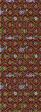 Çiçekli çiçek deseni, suluboya. Raster deseni. Süslü kumaş deseni.