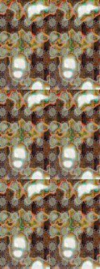 Çiçekli el çizimi çizimi deseni. Modern gelişim kahverengi ve gri raster arka plan duvar kâğıdı illüstrasyonu klasik çizgili iz sürme desenli çiçekler, çiçekli süsler.