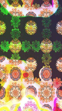 Çocuk stili. Düz Çiçek Elementleri Tasarımı. Renkli Bahar Teması eskiz kalıbı. Çiçekli çizim raster arkaplanı.