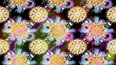 Modern bej ve nötr raster arka plan duvar kâğıdı çizgisi, desenli desenli desenli çiçekler, çiçekli süsler. Çiçekli el, pürüzsüz desen..