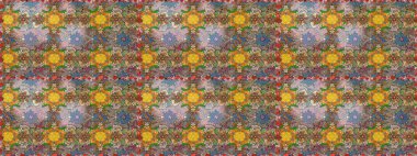 Çiçekler suluboya seamless modeli. Raster şık kumaş deseni.