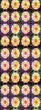 Flowers on yellow and neutral colors. Tropical flowers. Shirt sketch Background Pattern.