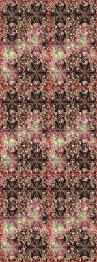 Raster Güzel kumaş deseni. Raster suluboya çiçek deseni, narin çiçekler, kahverengi ve bej çiçekler, tebrik kartı şablonu..