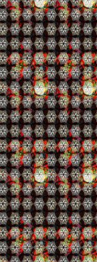 Güzel kumaş deseni. Raster illüstrasyonu. Güzel karalamalı çiçek desenli çizim. Küçük çiçekte sevimli çiçek deseni var..