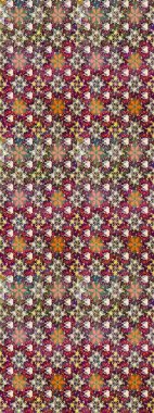 Amazing seamless floral pattern with bright colorful flowers and leaves on a brown and beige colors. Modern floral background. Folk style. The elegant the template for fashion prints.