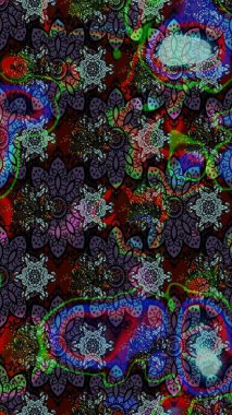 Raster kına dövme tarzı. Etnik Mandala süsleme. Kullanılabilir Tekstil, tebrik kartı, boyama kitabı, telefon durumda yazdırma için. Hint çiçek desenli madalyon desen.