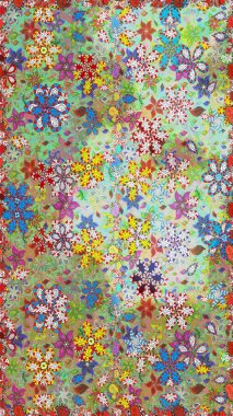 Zarif, parlak ve kusursuz nötr ve yeşil çiçek desenli tasarım. Raster. Sabıka baskıları, bebek kıyafetleri, duvar kâğıtları, paket kutuları vb..