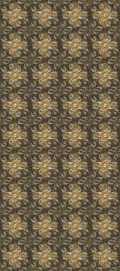 Classic vintage background. Traditional orient ornament. Seamless pattern on beige and blue colors with golden elements. Classic raster golden seamless pattern.