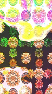 Simple cute pattern in small-scale flowers. Raster illustration. Floral sketch background for textile or book covers, manufacturing, wallpapers, print, gift wrap and scrapbooking.