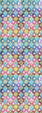 Parlak elementlerin. El çizimi Raster çizimi. Çizim çiçek deseni duvar kağıdı, web sitesi arkaplanı, paket kağıdı, davetiye, broşür, pankart veya web sitesi için kullanılabilir.