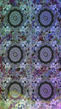 Nazik, narin çiçek arkaplanı. Çiçekli karalama şeklinde Raster çiçek deseni. Gri ve nötr renkte çiçekler.