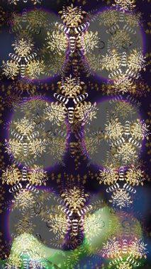 Suluboya kusursuz desen. Dekorasyon ve tasarım için güzel bir desen. Eski model. Moda baskısı. Çiçeğin suluboya çizimlerinin zarif deseni.