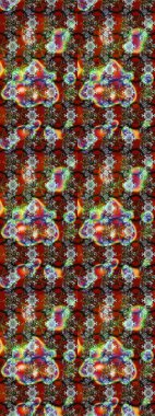 Kahverengi ve gri renkli çiçekler. Küçük çiçekte sevimli çiçek deseni var..