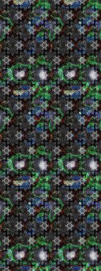 Küçük çiçekteki sevimli çiçek deseni. Modaya uygun kumaş deseni. Tony 'nin kumaş kalıbını çiz. Raster illüstrasyonu.