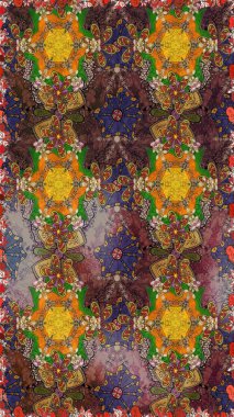 Süslü zentangle çizim dokusu, soyut çiçeklerle süslenmiş. Çiçek deseni duvar kağıdı, desen dolguları ve web sayfası arka planı için kullanılabilir. Şekillendirilmiş çiçekli çizim deseni.