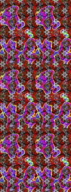 Colorful gray and red sketch pattern. Perfect for textile, cover design. Hand drawn sketch autumn floral flower pattern. Doodle style. Flowers on gray and red colors.