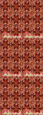 Sevimli çiçek raster deseni. Renkli Yaz Temalı eskiz kalıbı. Düz Çiçek Elementleri Tasarımı. Modaya uygun kumaş deseni.