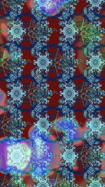 Floral pattern for wedding invitations, greeting cards, scrapbooking, print, gift wrap, manufacturing. Elegant sketch pattern with blue and red flowers in watercolor style, design elements. Editable.